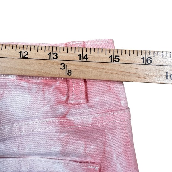 Soft Surrounding The Ultimate Ankle Jeans Women 8P Pink Tie Dye High Rise Skinny - Picture 9 of 11